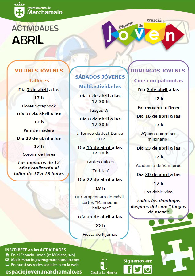 PROGRAMA CARTEL ABRIL 2017