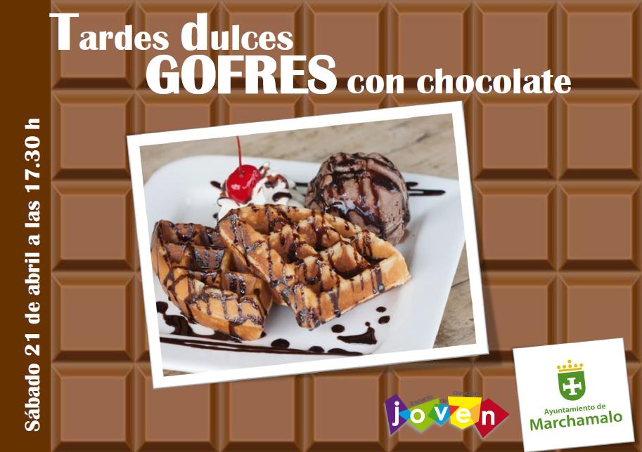 TARDES DULCES GOFRES CON CHOCOLATE