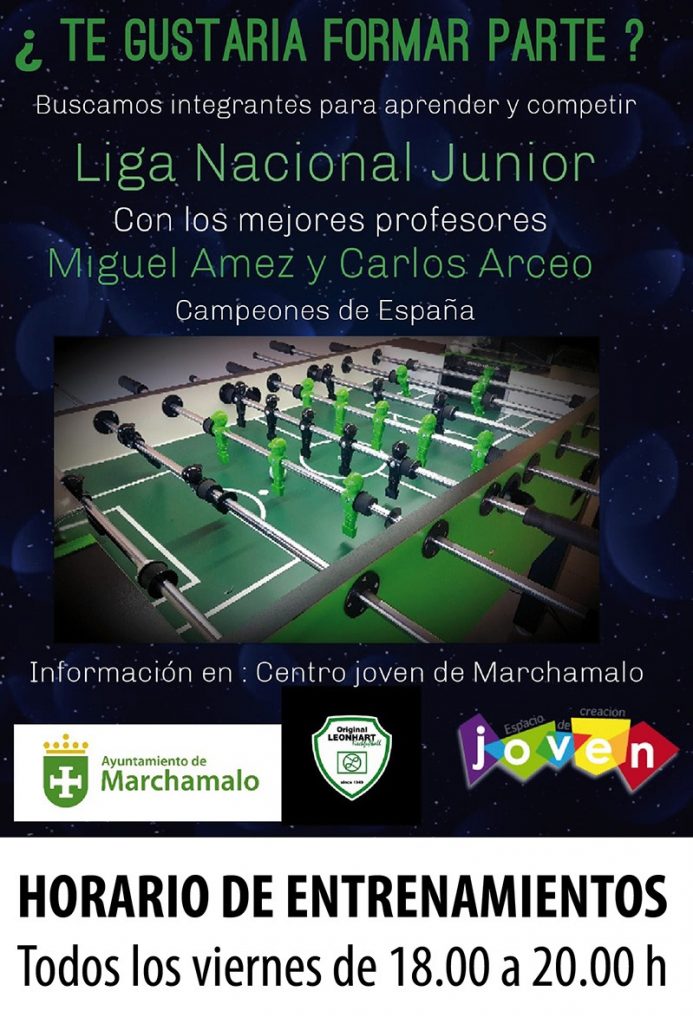 Entrenamientos futbolin