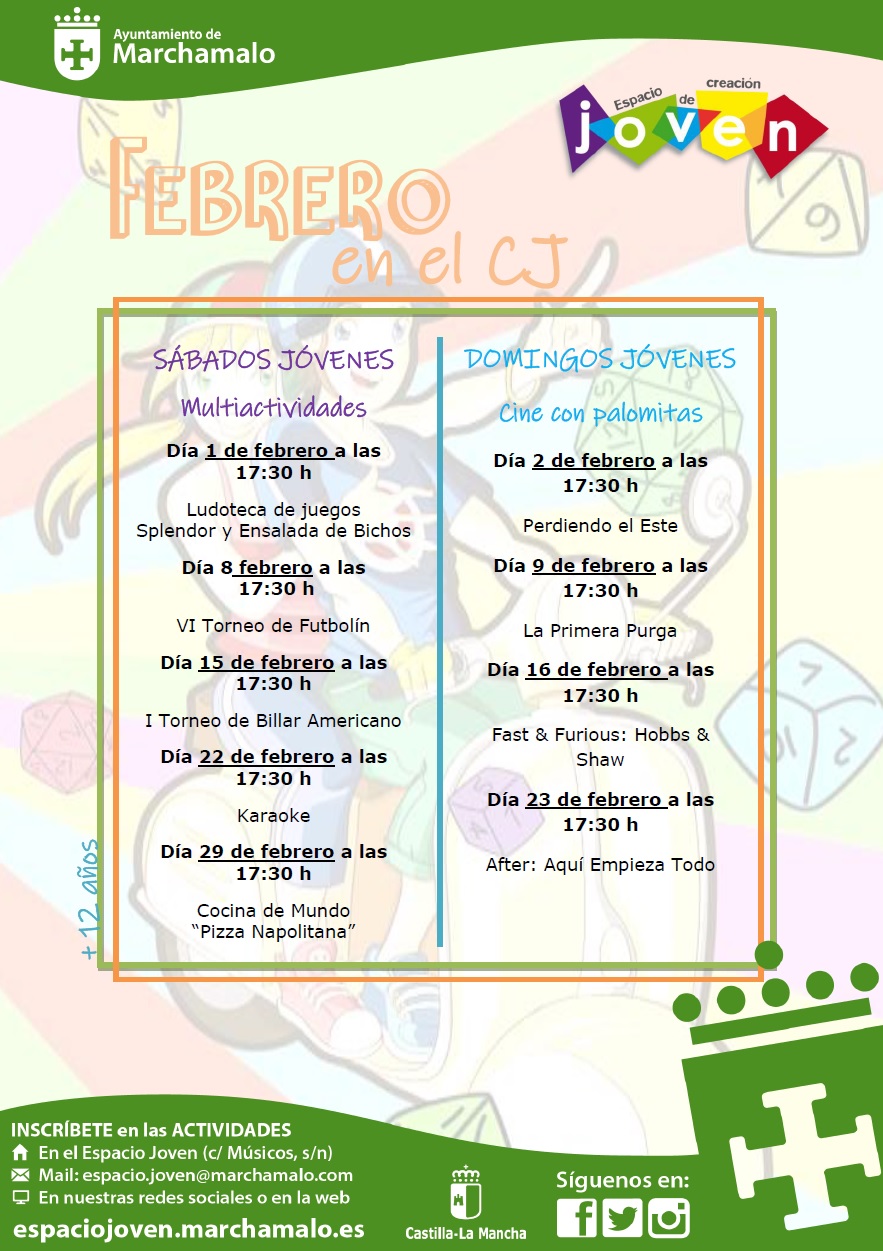 CARTEL-PROGRAMA FEBRERO 2020 +12 años