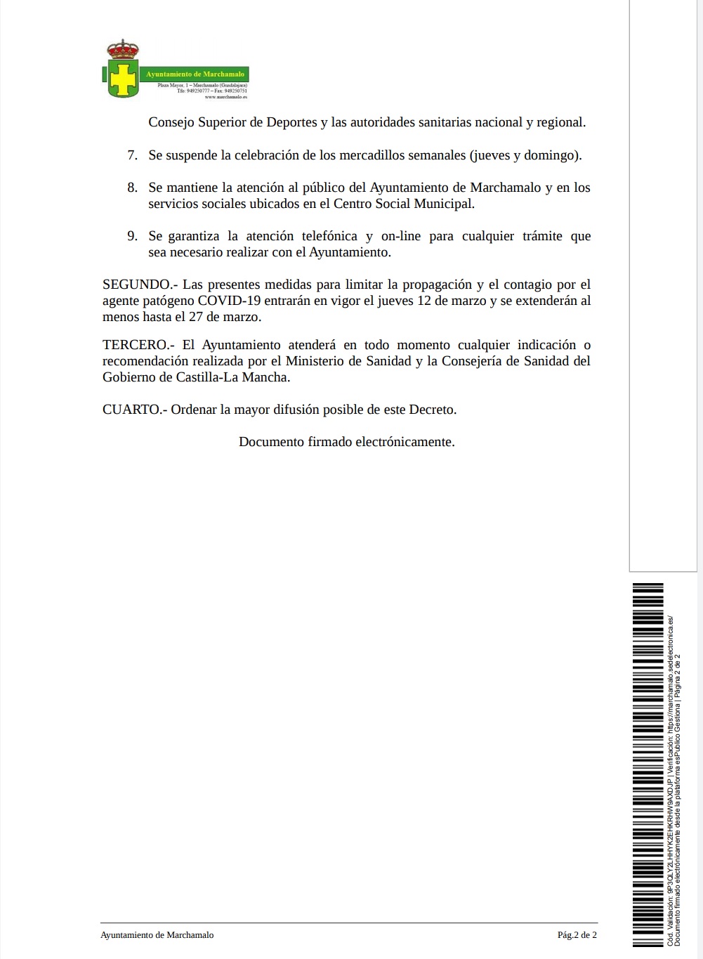 INFORMACIÓN CORONAVIRUS. 2