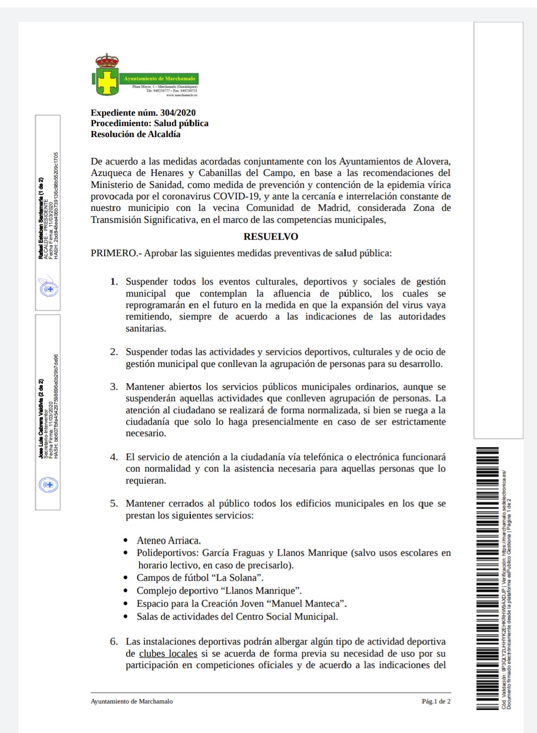 INFORMACIÓN CORONAVIRUS