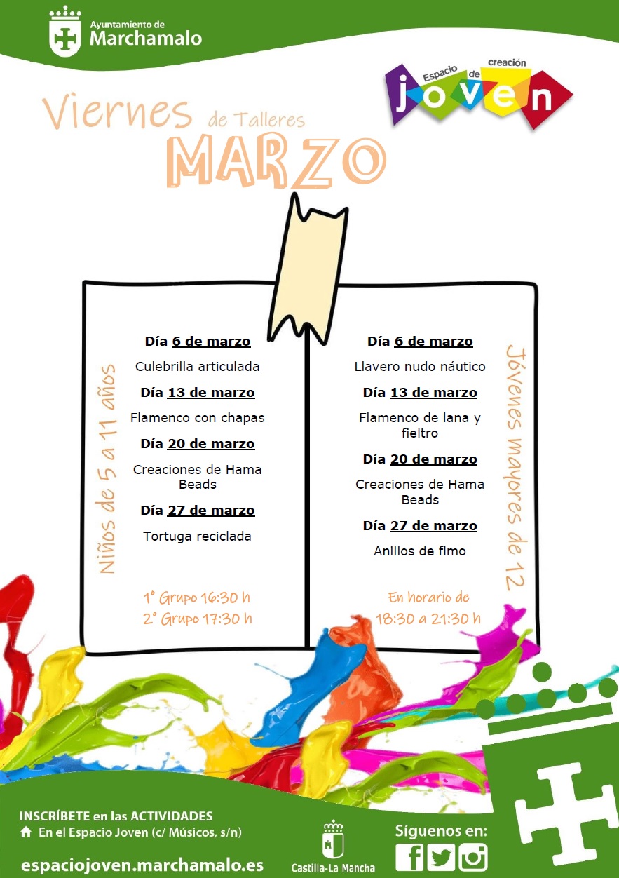 PROGRAMA-CARTEL VIERNES DE TALLERES MARZO 2020