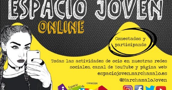 CARTEL IMAGEN TITULO ESPACIO JOVEN ONLINE