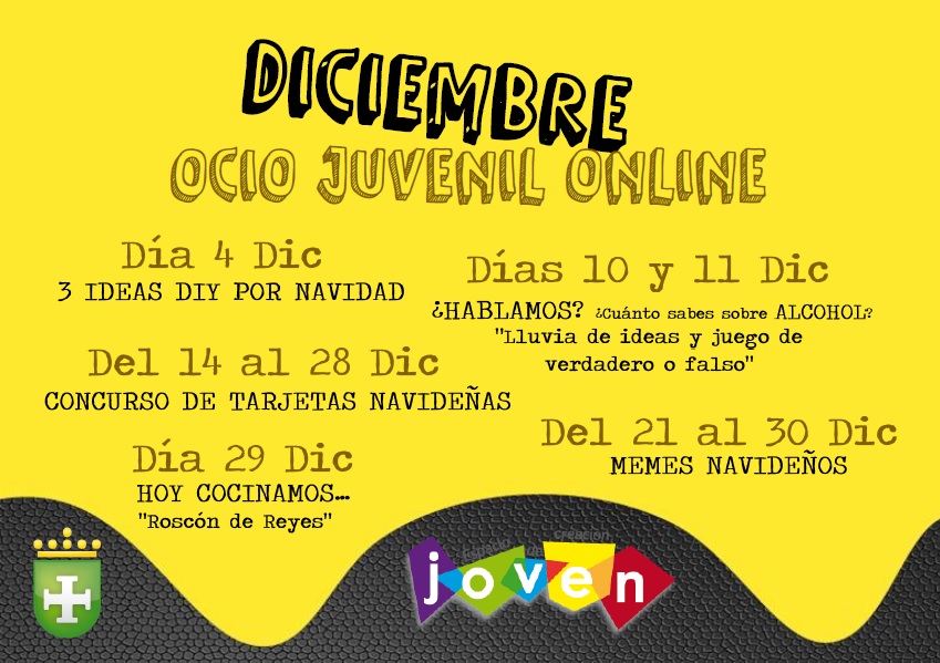 CARTEL PROGRAMA OCIO ONLINE DIC FOTO