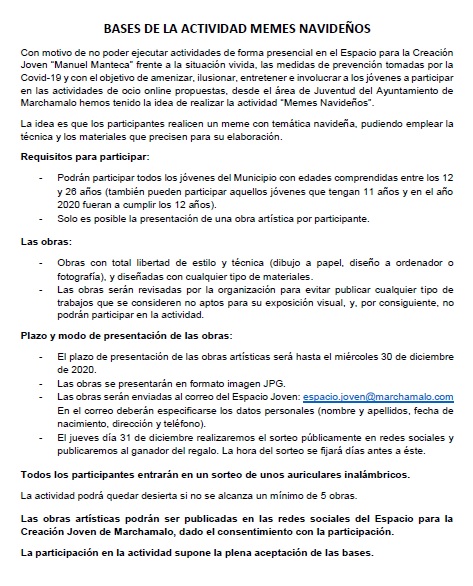 Bases de la actividad Memes Navideños 2020