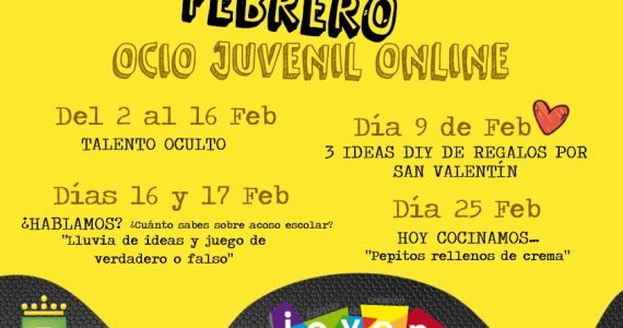 CARTEL OCIO ONLINE FEBRERO 2021