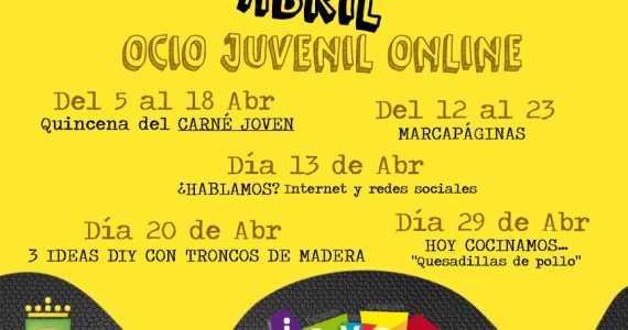 CARTEL OCIO JUVENIL ABRIL