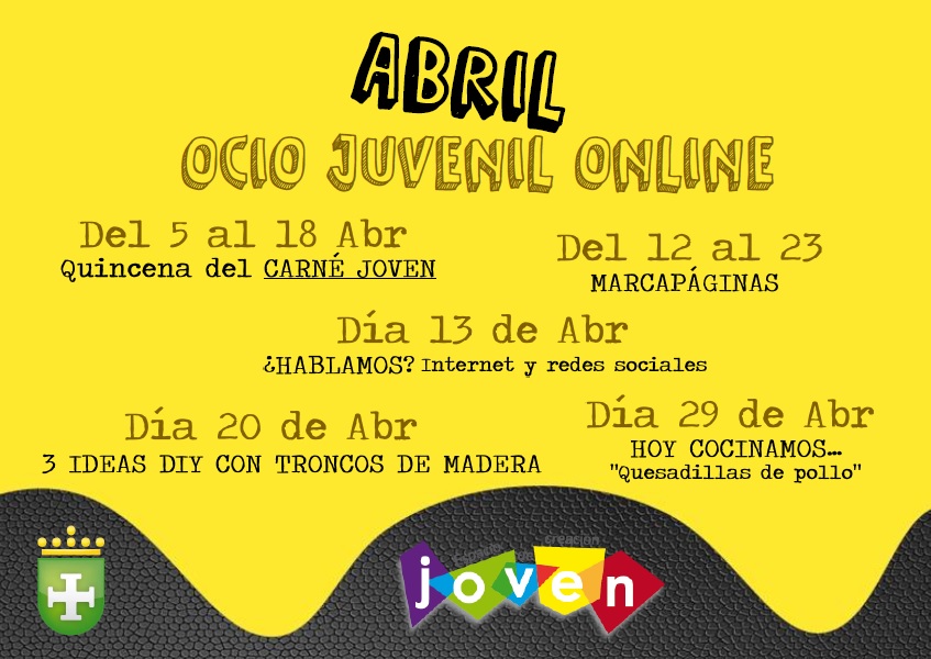 CARTEL OCIO JUVENIL ABRIL