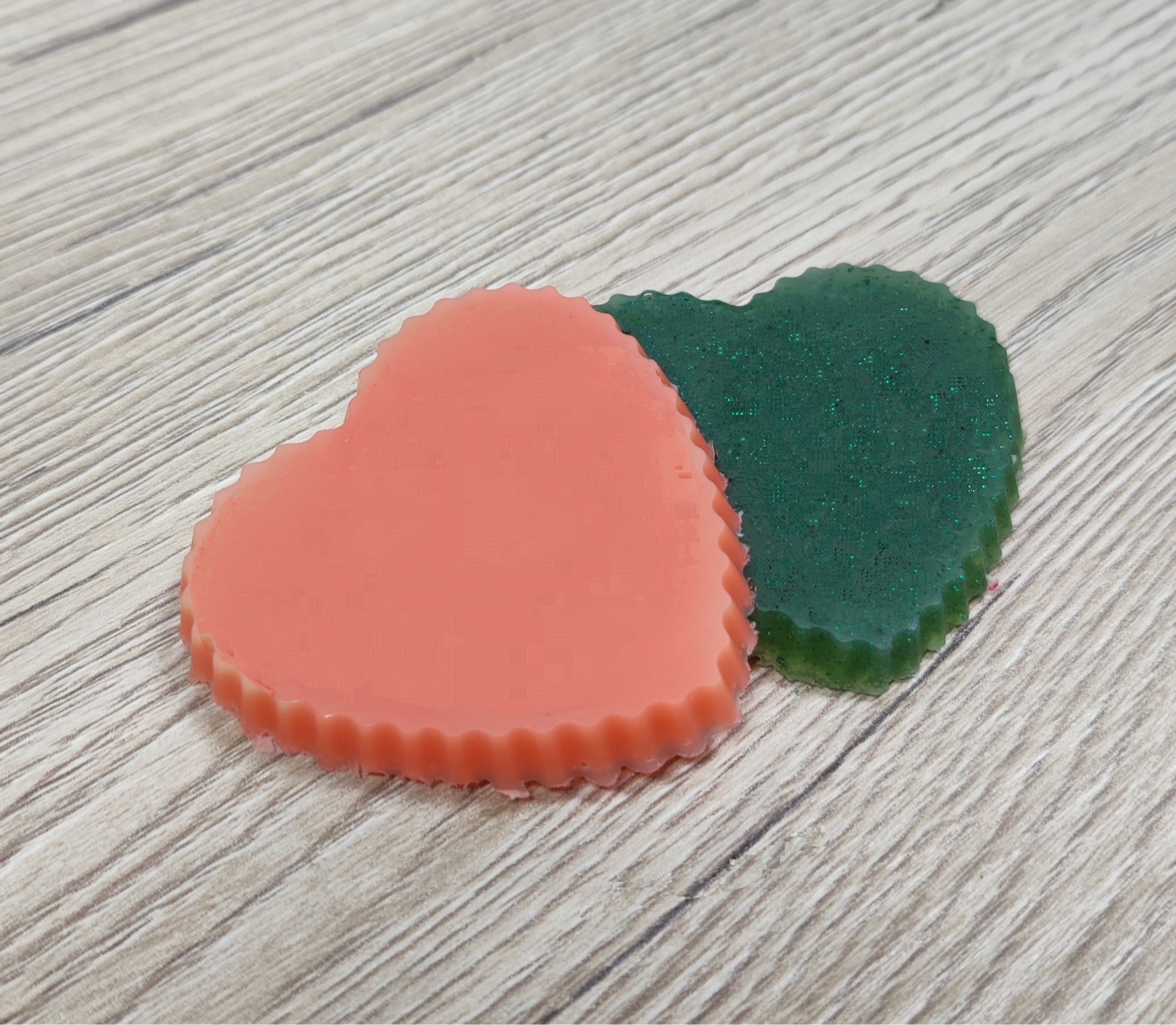 Jabones de corazones