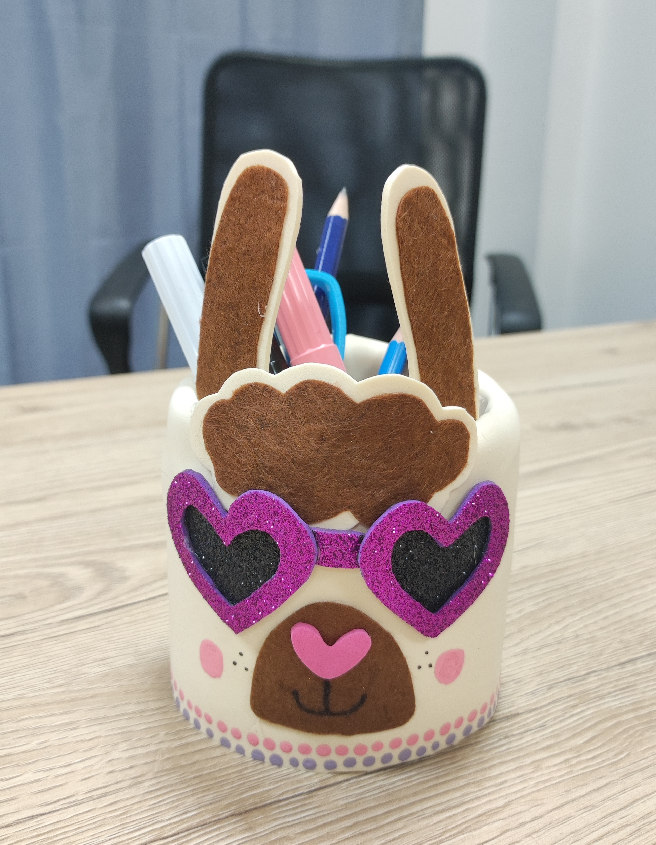 Porta-lapiceros Llama