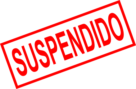 suspendido