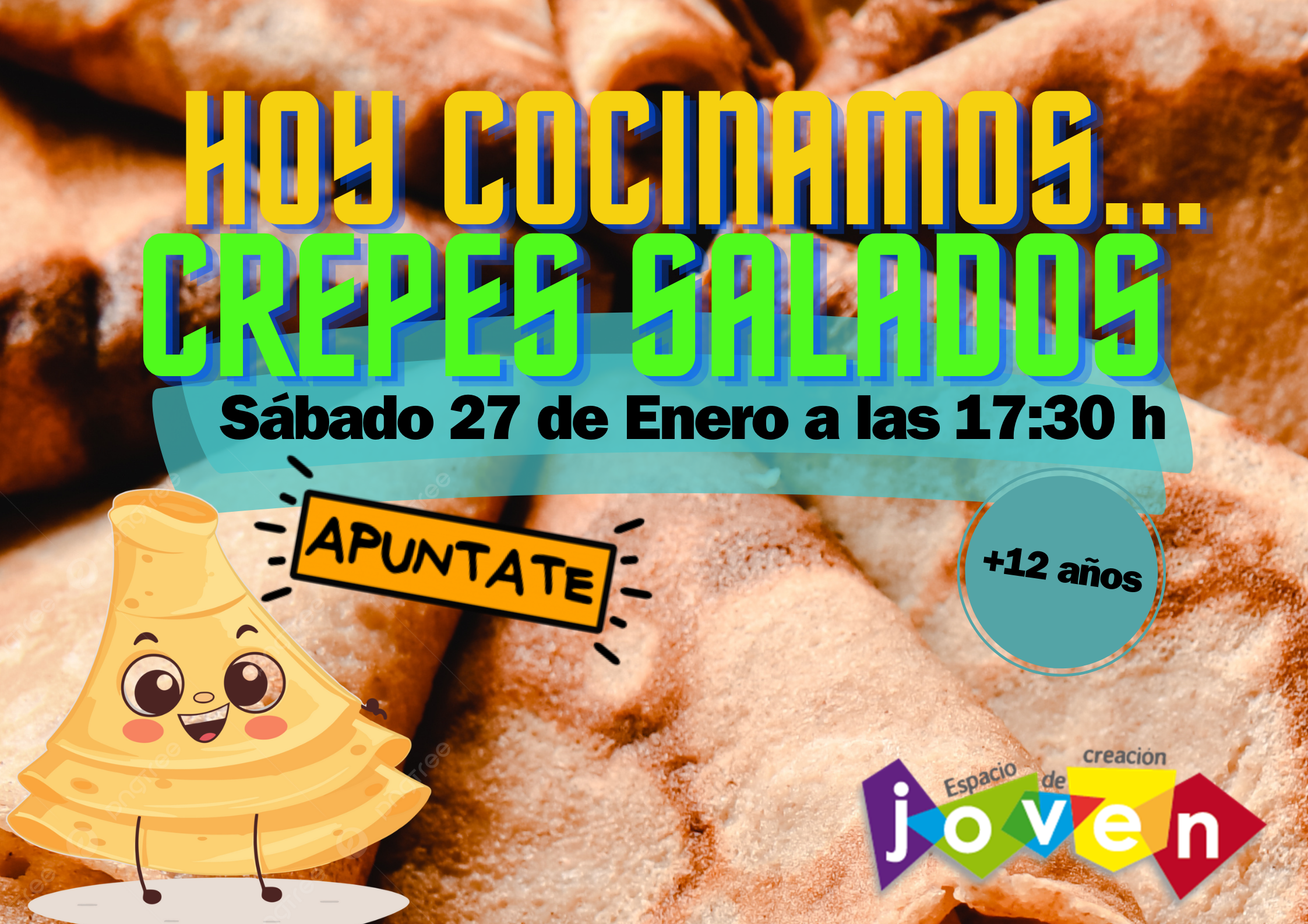 Cartel Cocina Crepes Salados