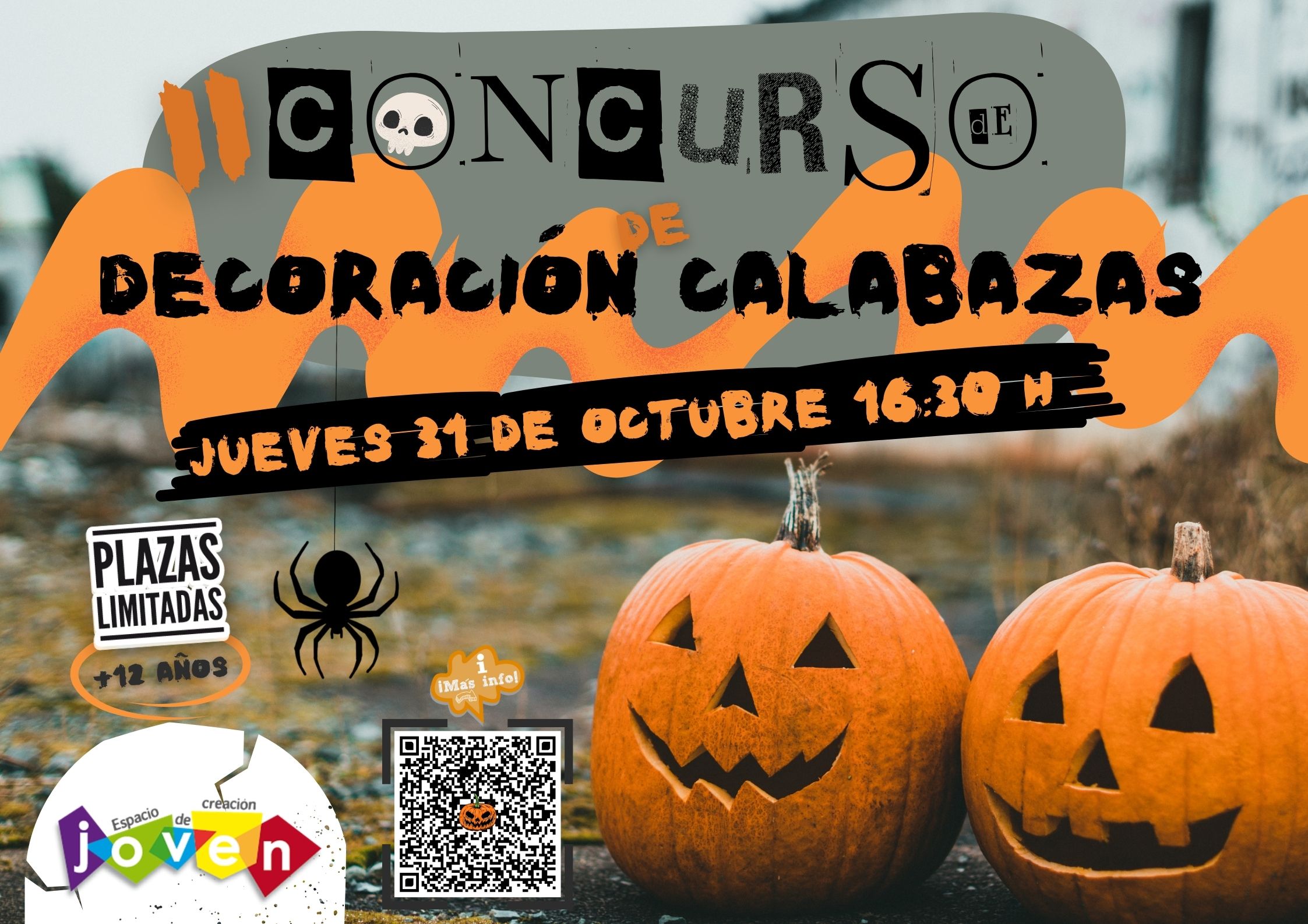 Cartel II Concurso Decoración Calabazas Octubre ´24