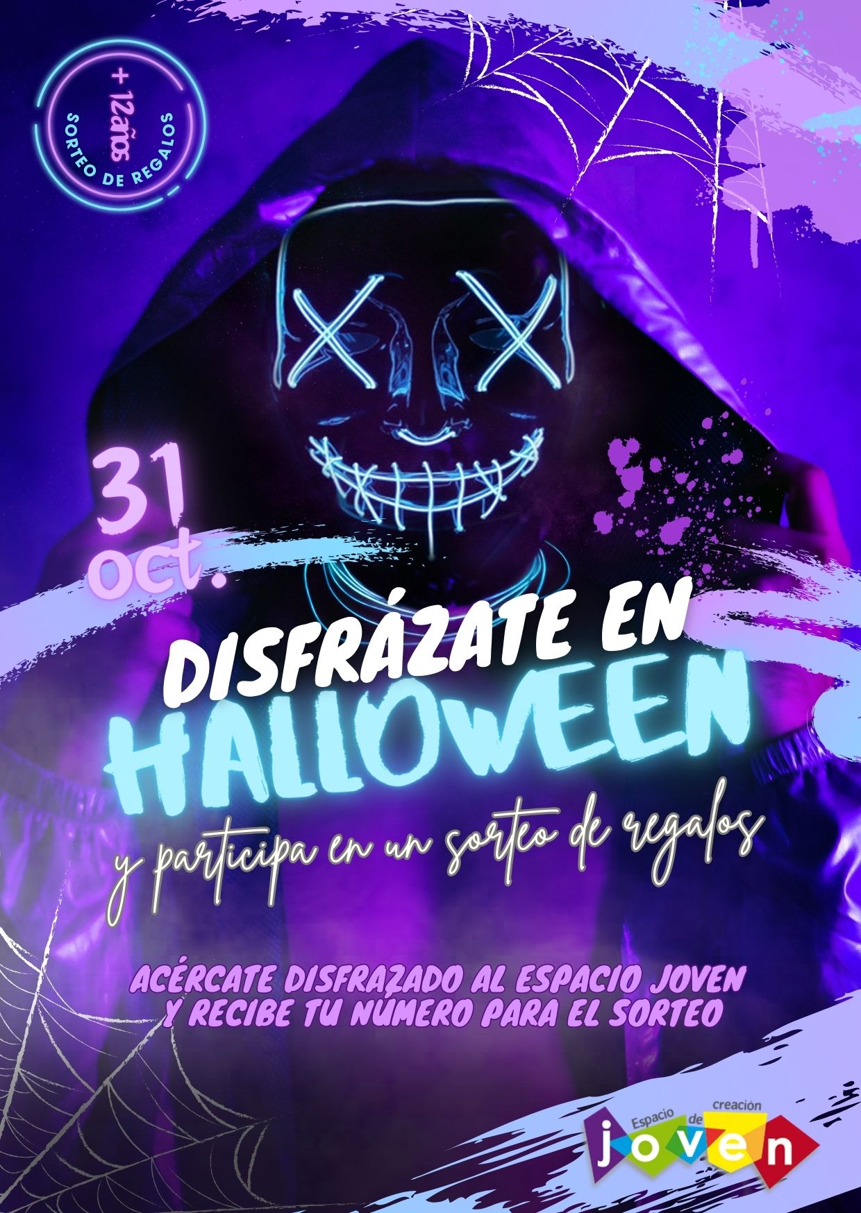 Cartel Sorteo Regalos Halloween