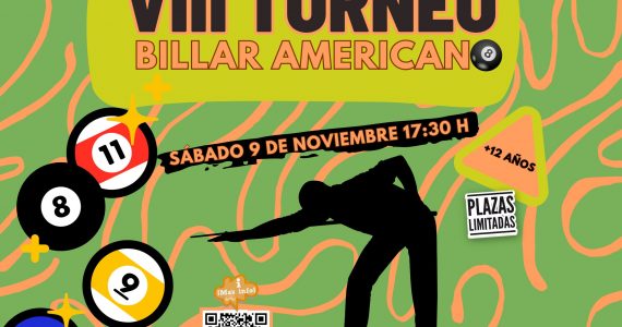 Cartel Torneo Billar Americano