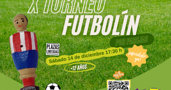 Cartel X Torneo Futbolín