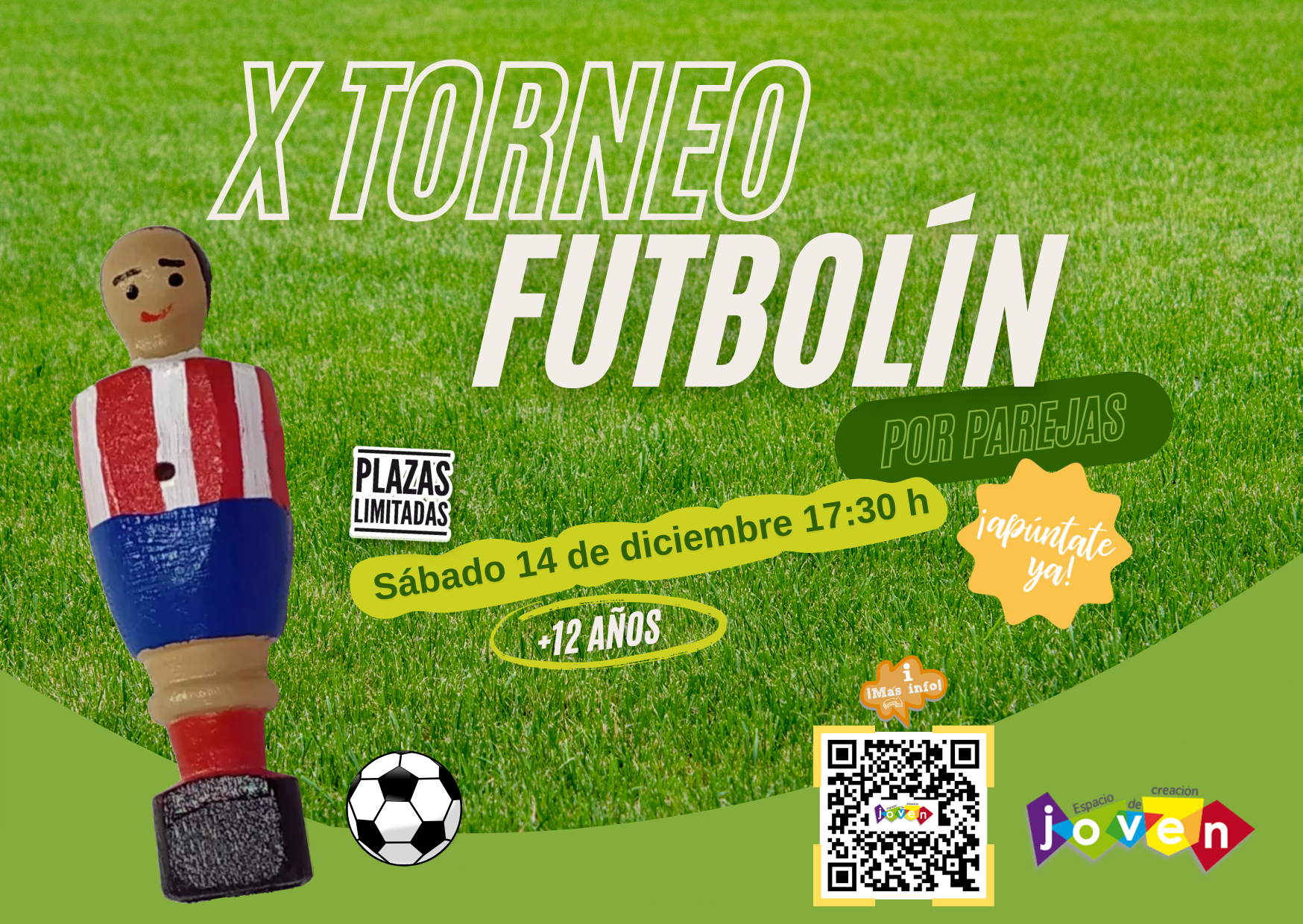 Cartel X Torneo Futbolín