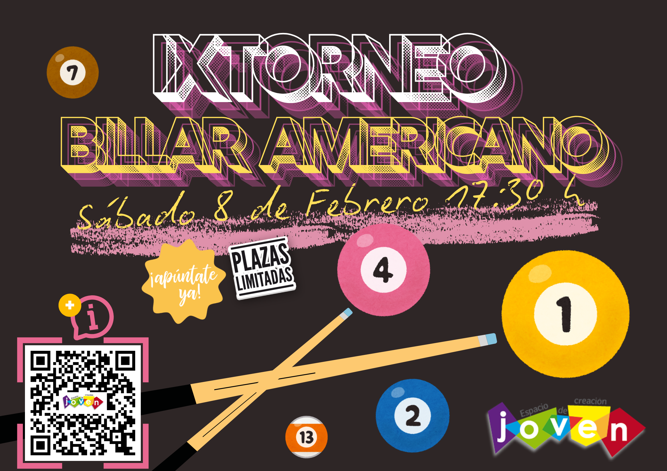 Cartel IX Torneo Billar Americano