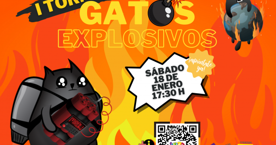 Cartel Torneo Gatos Explosivos