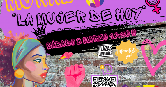 Cartel Taller Mural La Mujer de Hoy 8M