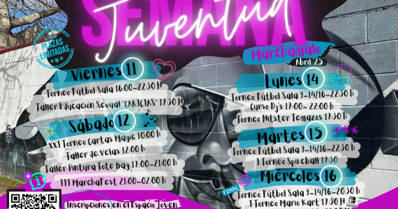 Cartel-Programa Semana de la Juventud 2025