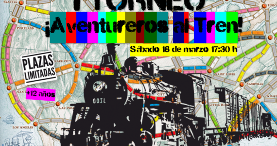 Cartel I Torneo Aventureros al Tren