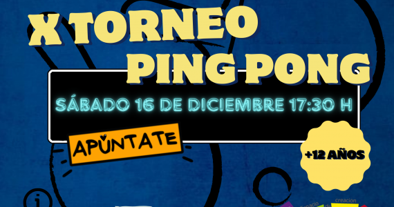 Cartel Torneo PingPong