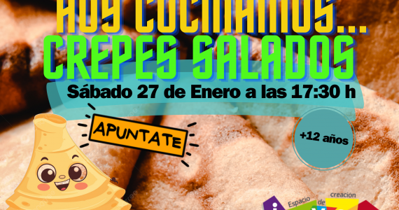 Cartel Cocina Crepes Salados